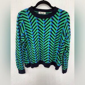 Boden Women’s Green and Blue Sweater